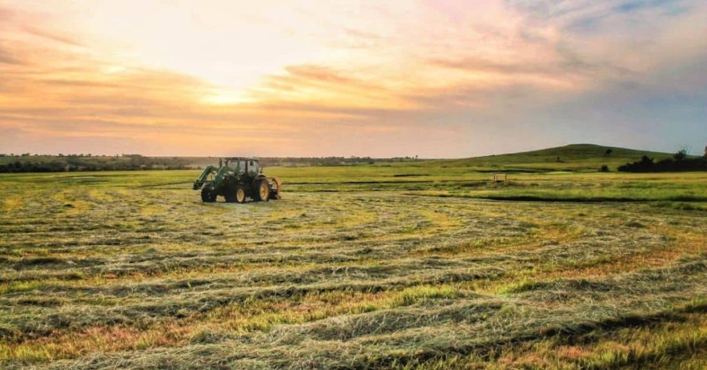 Tractor on Field